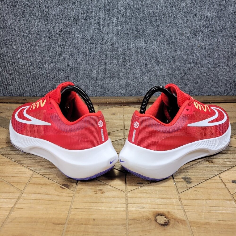 Nike Zoom Fly 5 Zoom X Mens 7 Red Running Shoes Lightweight Push Limits Break B - Picture 7 of 11
